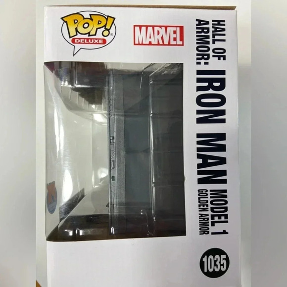 Marvel - Iron Man Hall of Armor Model 1 Golden Armor -  Large Bobble Head Funko - Picture 3 of 13